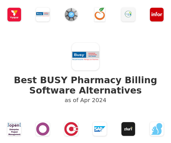 Best BUSY Pharmacy Billing Software Alternatives