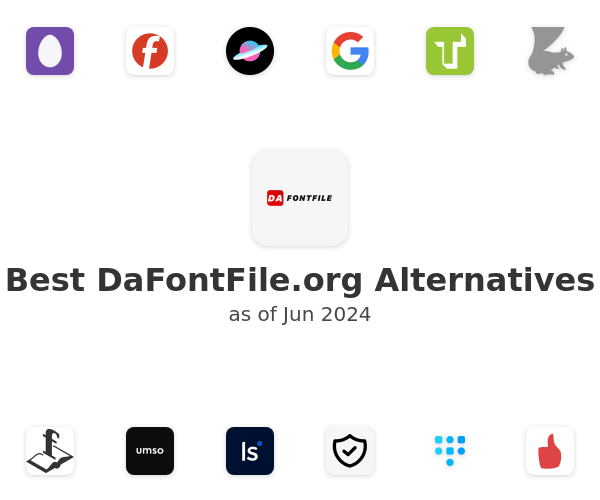 Best DaFontFile.org Alternatives