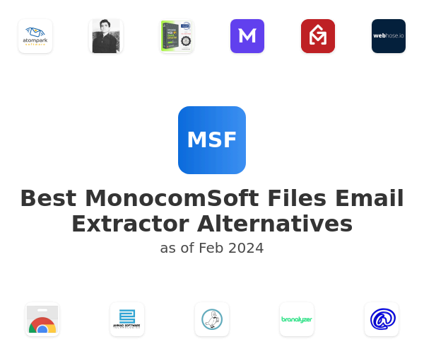 Best MonocomSoft Files Email Extractor Alternatives