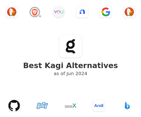 Best Kagi Alternatives