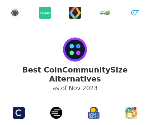 Best CoinCommunitySize Alternatives