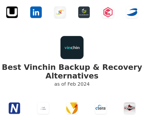 Best Vinchin Backup & Recovery Alternatives