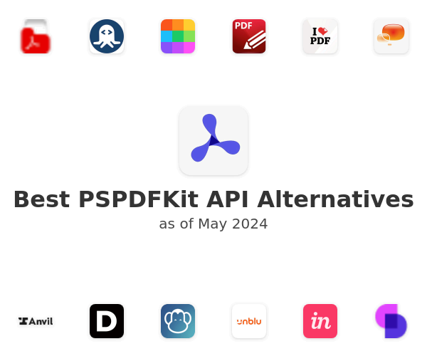 Best PSPDFKit API Alternatives