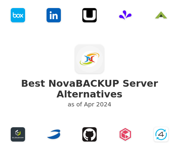 Best NovaBACKUP Server Alternatives