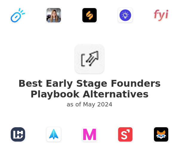 Best Early Stage Founders Playbook Alternatives