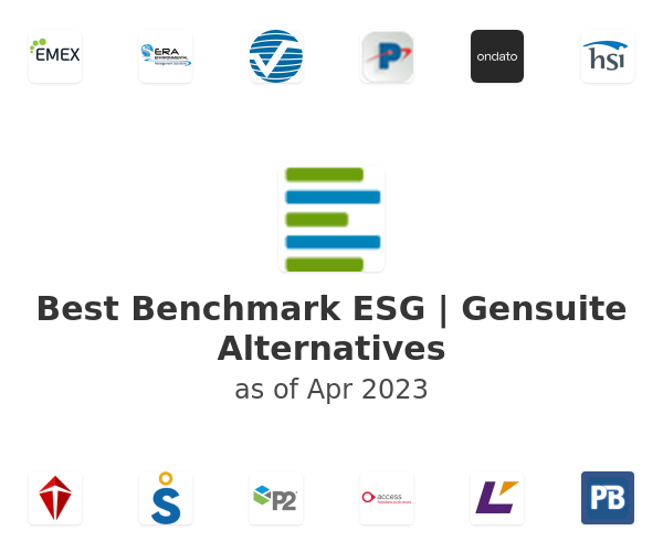 Best Benchmark ESG | Gensuite Alternatives