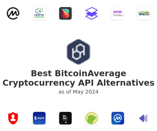 Best BitcoinAverage Cryptocurrency API Alternatives