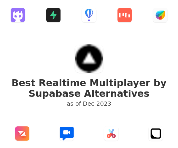 Best Realtime Multiplayer by Supabase Alternatives