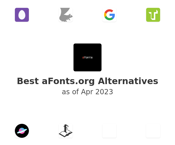 Best aFonts.org Alternatives
