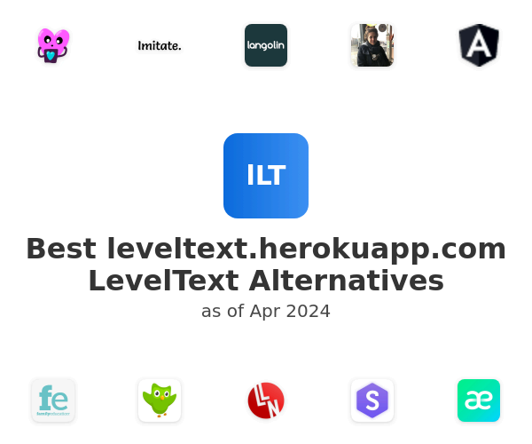 Best leveltext.herokuapp.com LevelText Alternatives