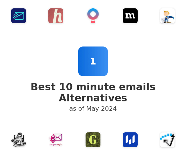 Best 10 minute emails Alternatives