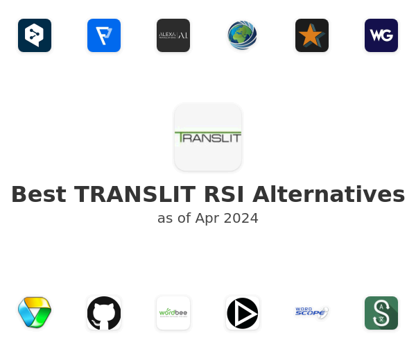 Best TRANSLIT RSI Alternatives