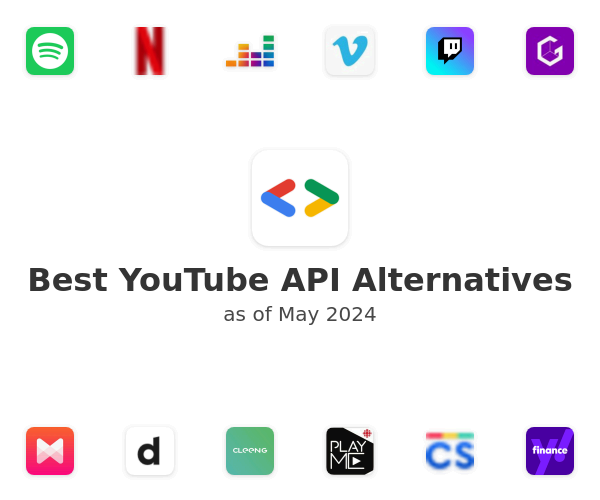 Best YouTube API Alternatives
