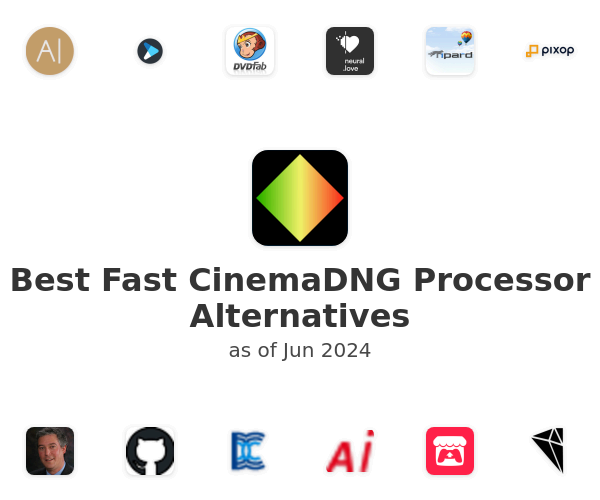 Best Fast CinemaDNG Processor Alternatives