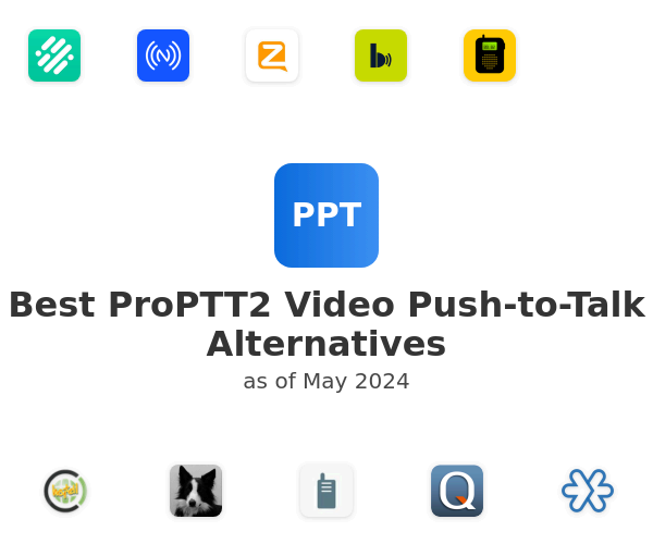 Best ProPTT2 Video Push-to-Talk Alternatives