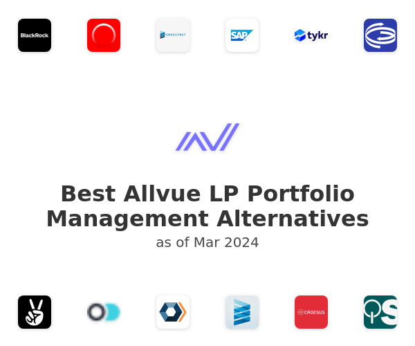 Best Allvue LP Portfolio Management Alternatives