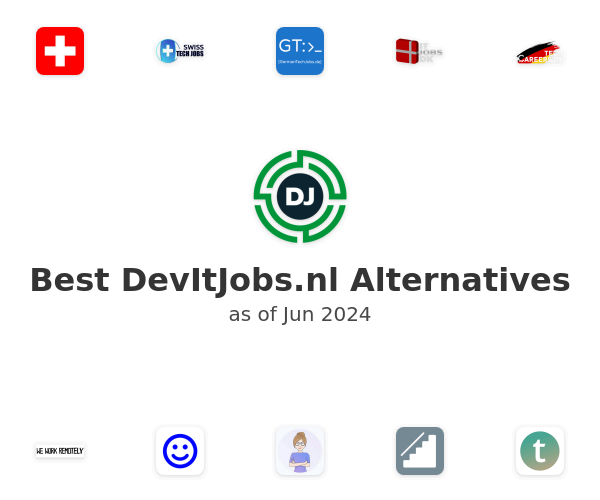 Best DevItJobs.nl Alternatives