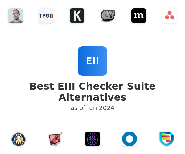 Best EIII Checker Suite Alternatives