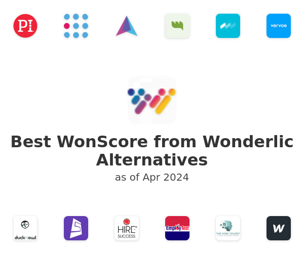 Best WonScore from Wonderlic Alternatives