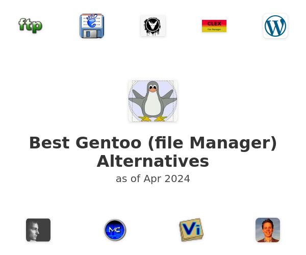 Best Gentoo (file Manager) Alternatives
