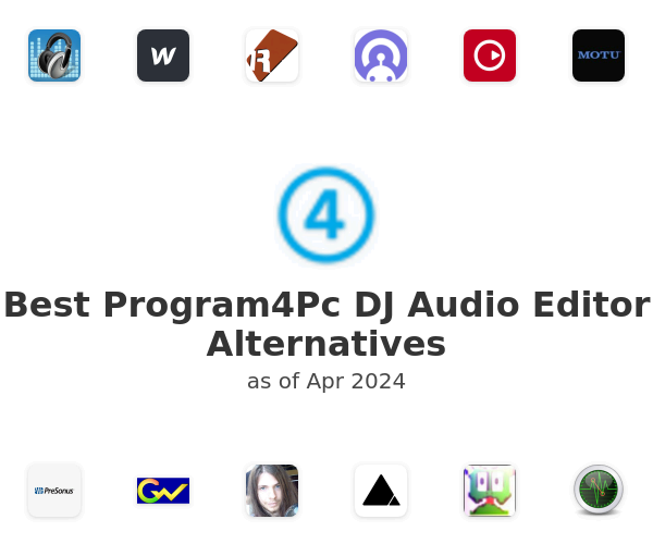 Best Program4Pc DJ Audio Editor Alternatives