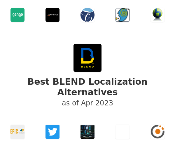 Best BLEND Localization Alternatives
