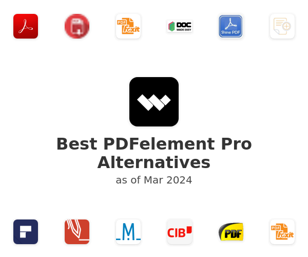Best PDFelement Pro Alternatives