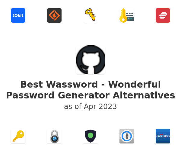 Best Wassword - Wonderful Password Generator Alternatives