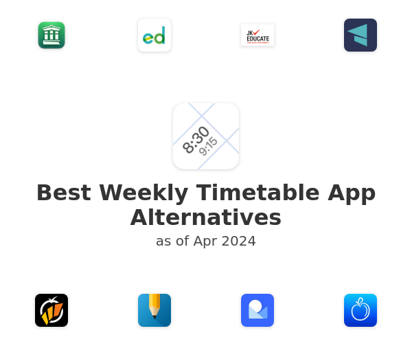 Best Weekly Timetable App Alternatives
