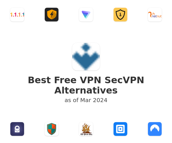 Best Free VPN SecVPN Alternatives