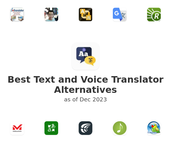 Best Text and Voice Translator Alternatives