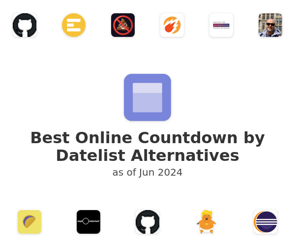 Best Online Countdown by Datelist Alternatives