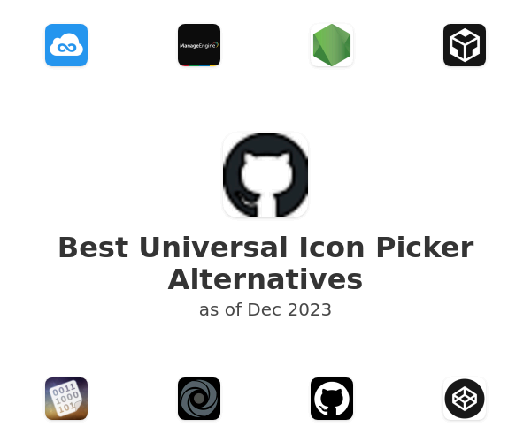 Best Universal Icon Picker Alternatives