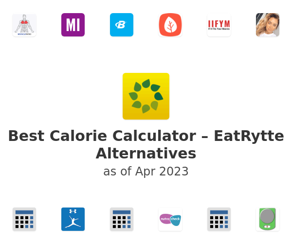 Best Calorie Calculator – EatRytte Alternatives