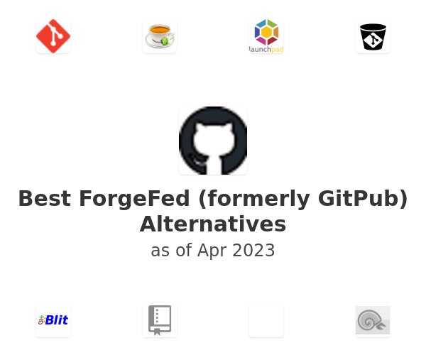 Best ForgeFed (formerly GitPub) Alternatives