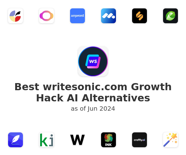 Best writesonic.com Growth Hack AI Alternatives