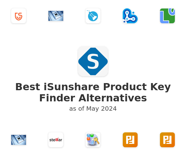 Best iSunshare Product Key Finder Alternatives