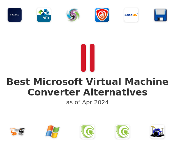 Best Microsoft Virtual Machine Converter Alternatives
