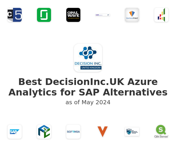 Best DecisionInc.UK Azure Analytics for SAP Alternatives