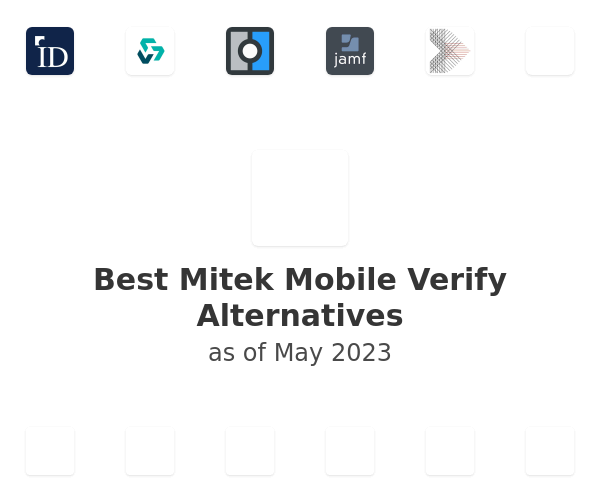 Best Mitek Mobile Verify Alternatives