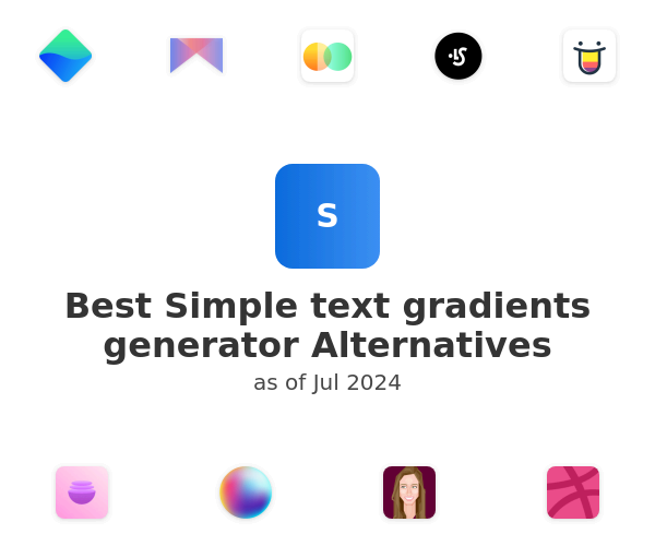 Best Simple text gradients generator Alternatives