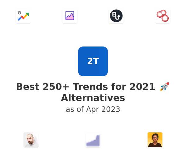 Best 250+ Trends for 2021 🚀 Alternatives