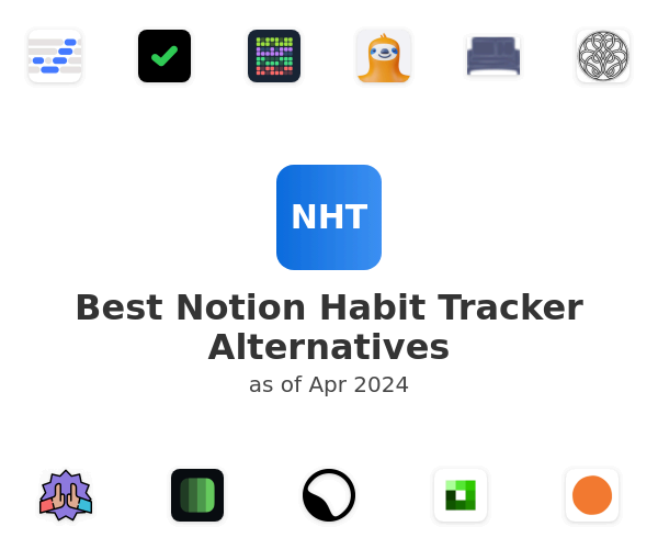 Best Notion Habit Tracker Alternatives