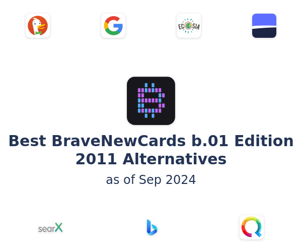 Best BraveNewCards b.01 Edition 2011 Alternatives