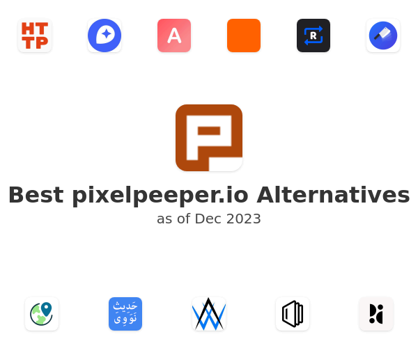 Best pixelpeeper.io Alternatives