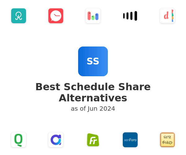 Best Schedule Share Alternatives