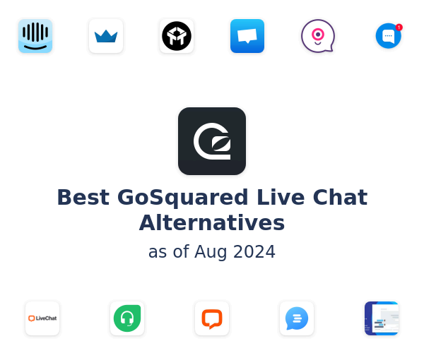 Best GoSquared Live Chat Alternatives