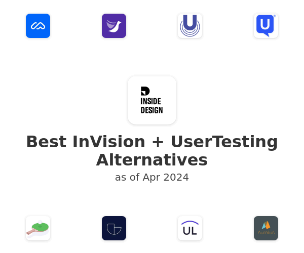 Best InVision + UserTesting Alternatives