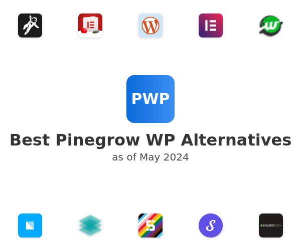 Best Pinegrow WP Alternatives