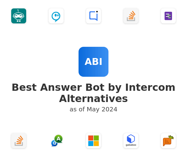 Best Answer Bot by Intercom Alternatives
